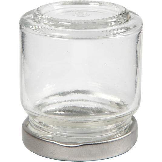 Https: www.cchobby.nl glazen-pot-h-6-5-cm-d-5-7-cm-100-ml-transparant-12-stuk-1-doos