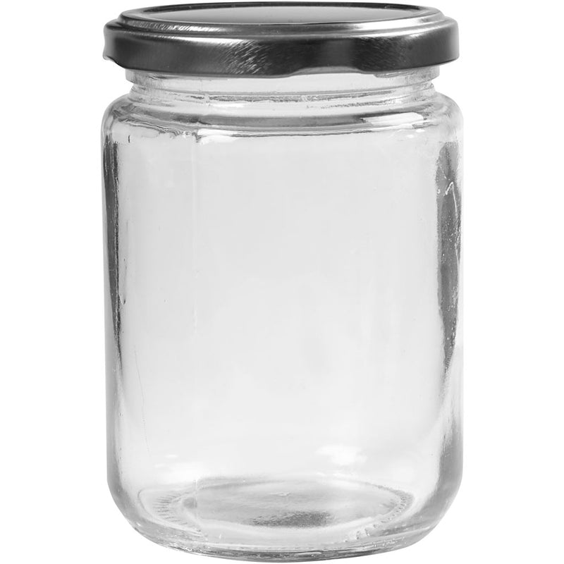 Afbeelding laden in galerijviewer, Https: www.cchobby.nl glazen-pot-h-11-cm-d-7-5-cm-370-ml-transparant-6-stuk-1-doos
