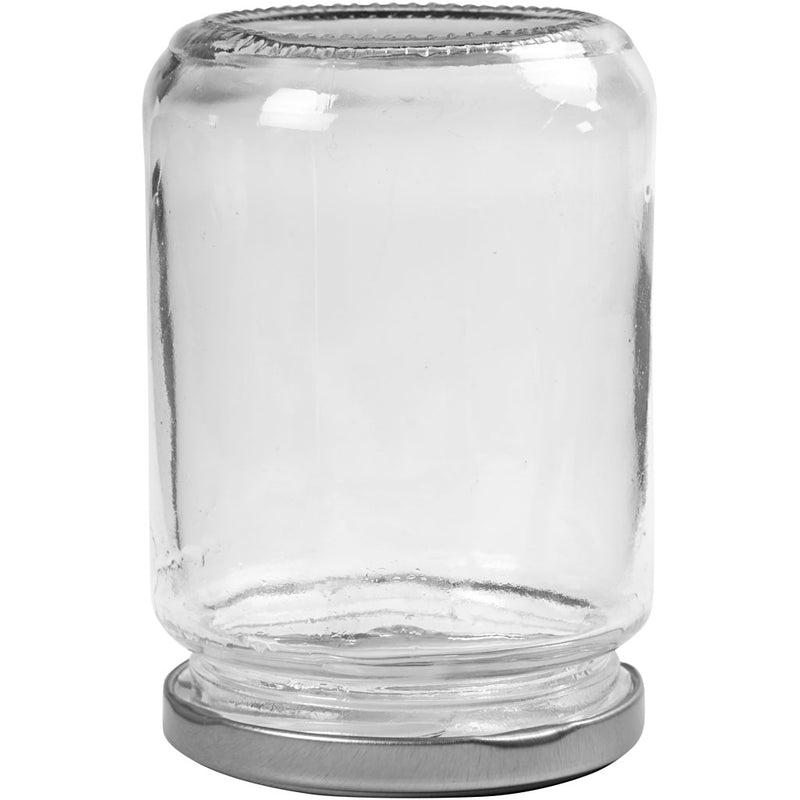 Afbeelding laden in galerijviewer, Https: www.cchobby.nl glazen-pot-h-11-cm-d-7-5-cm-370-ml-transparant-6-stuk-1-doos
