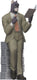 Plastoy blacksad: blacksad on a pile of comics figure beeld