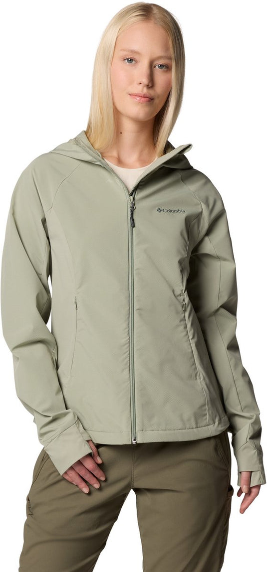 Columbia sweet as™ iii hooded softshell dames outdoorjas - safari