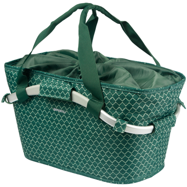 Basil fietsmand flair carry all achtermand met mik bevestiging 38 x 21 x 27 cm - groen