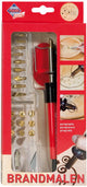 Pebaro houtbrander set deluxe 20 opzetstukken
