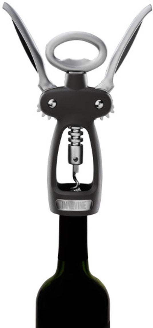 Innovine ™ kurkentrekker met dubbel hendel - graphite