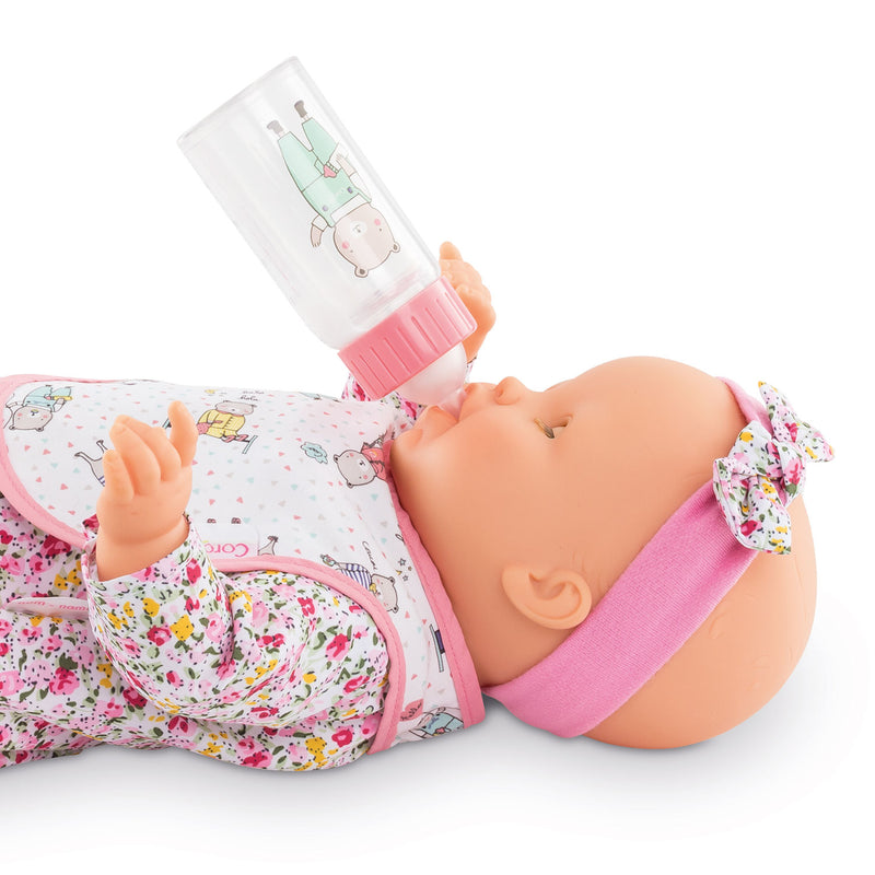 Load image into Gallery viewer, Corolle Mon Grand Poupon Poppen Slabbetje en Drinkflesje
