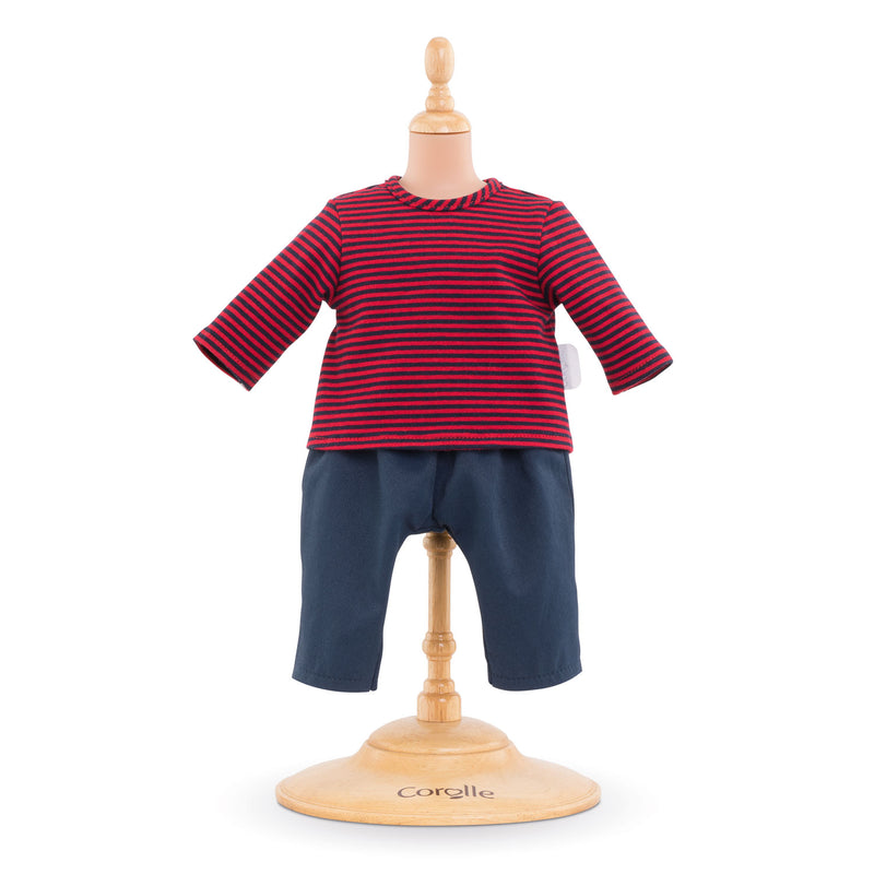 Load image into Gallery viewer, Corolle Mon Grand Poupon Poppenoutfit Gestreept
