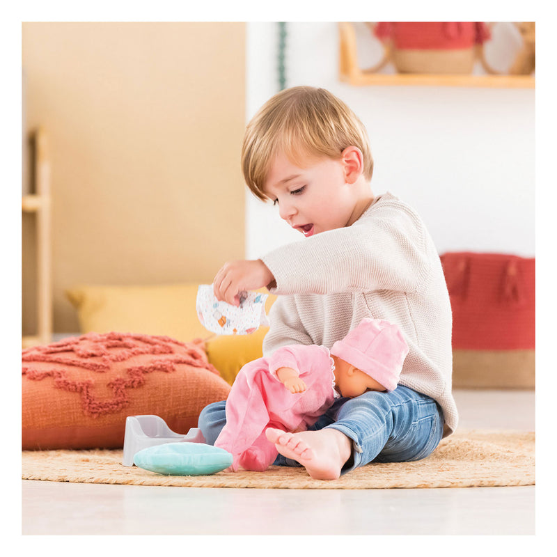 Load image into Gallery viewer, Corolle mon premier poupon - babypotje met doekjes
