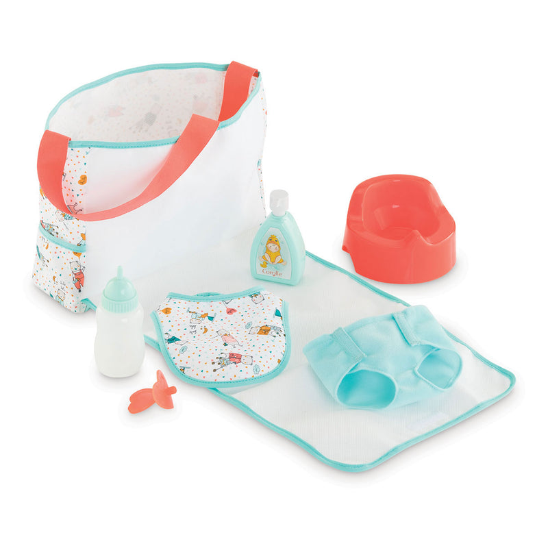 Load image into Gallery viewer, Corolle Mon Grand Poupon Poppen Luiertas met Assessoires
