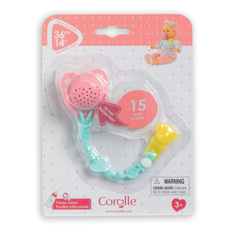 Load image into Gallery viewer, Corolle interactieve speen voor babypop - accessoire met geluid.
