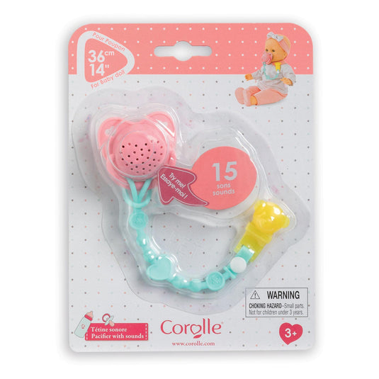 Corolle interactieve speen voor babypop - accessoire met geluid.