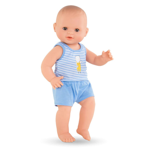 Corolle mon grand poupon drink- en plaspop - paul, 36cm