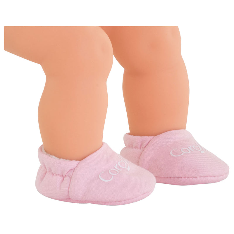 Load image into Gallery viewer, Corolle poppen pantoffels roze - babypop accessoires 30cm.
