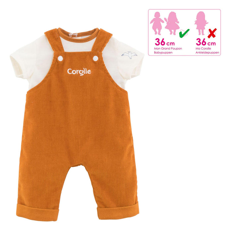 Load image into Gallery viewer, Corolle poppenkleding - babypop overall 2in1 36cm - accessoire.
