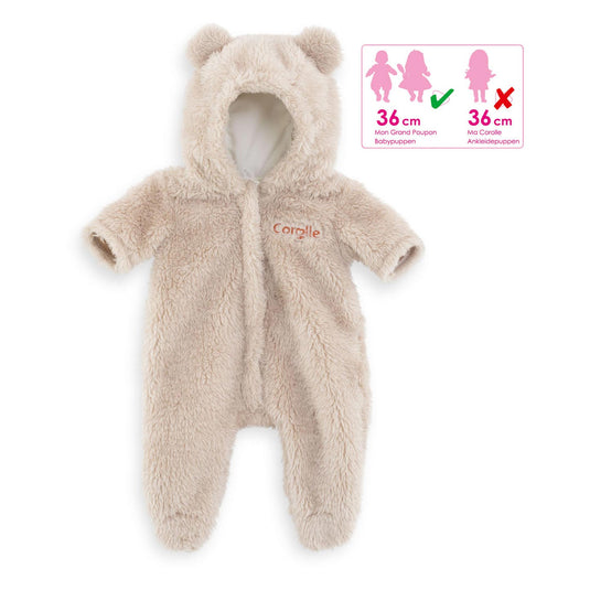 Corolle poppen berenpakje - babypop kleding 36cm - zacht en schattig.