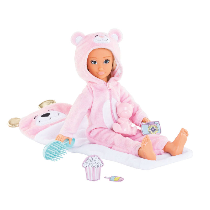Load image into Gallery viewer, Corolle girls - modepop valentine pyjama party set
