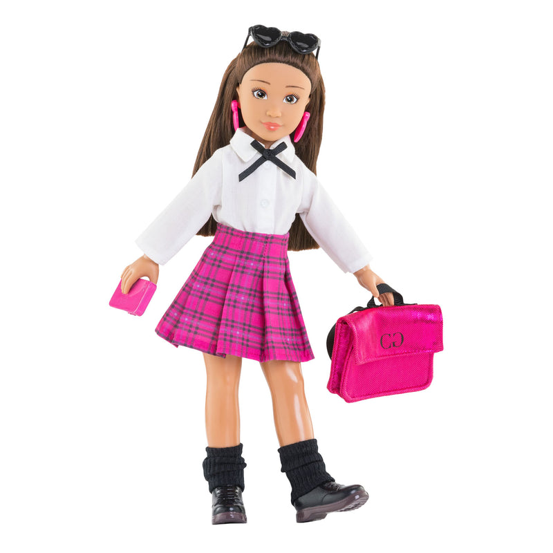 Load image into Gallery viewer, Corolle girls engelse student poppenkleren - mode accessoires set 28 cm.
