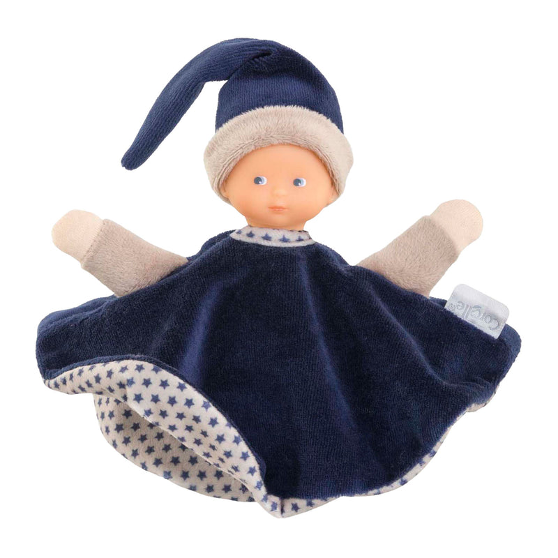 Load image into Gallery viewer, Corolle tidoudou - marineblauw knuffeldoek, 17cm

