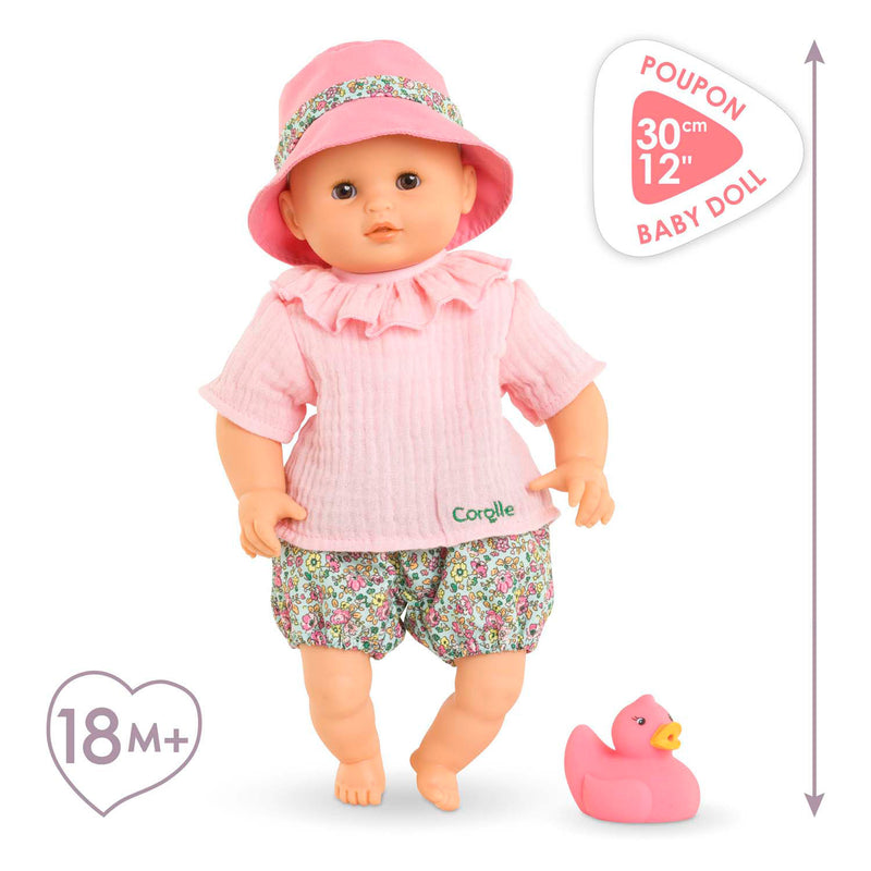 Load image into Gallery viewer, Corolle badpop coralie met badeend - babypop voor in bad, 30cm.
