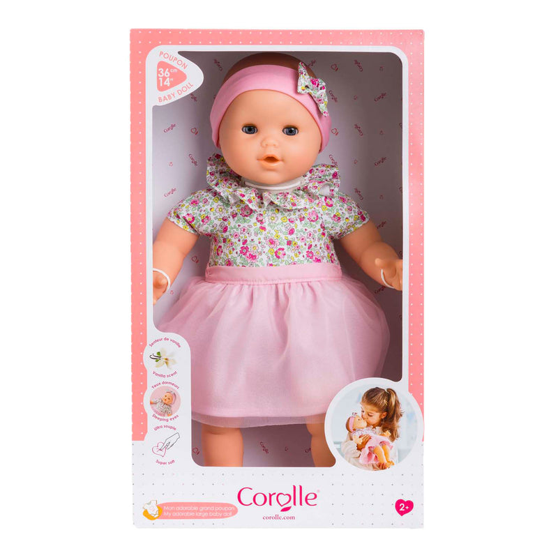 Load image into Gallery viewer, Corolle grote babypop met bloemetjes, 36cm
