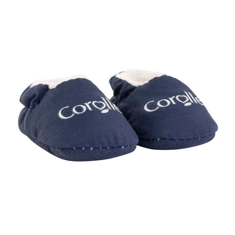 Load image into Gallery viewer, Corolle marineblauw slippers voor babypop 30cm
