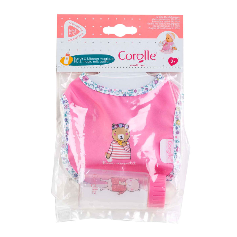 Load image into Gallery viewer, Corolle slabbetje en magische melkfles voor babypop

