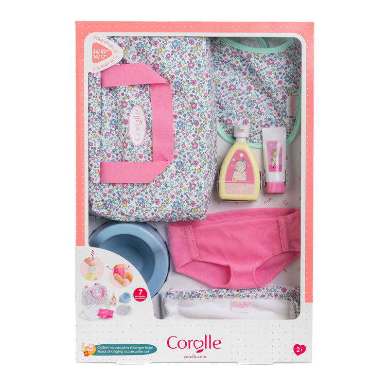 Afbeelding laden in galerijviewer, Corolle luieraccessoires bloemen set voor babypop, 36cm
