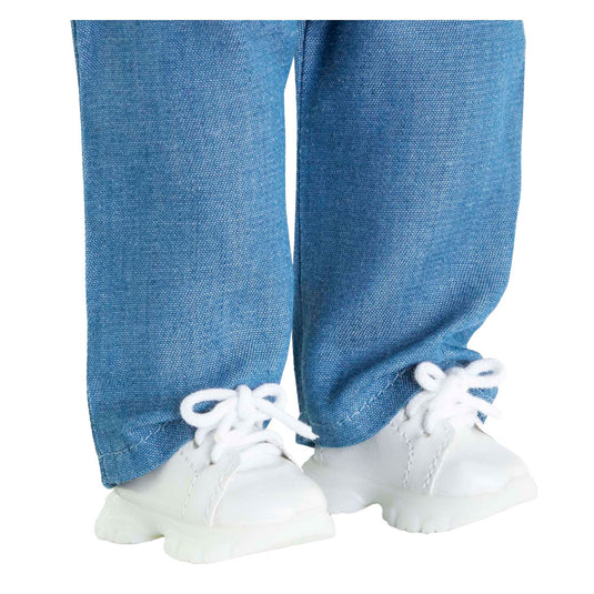Corolle sneakers poppen wit 36cm - poppenaccessoire schoenen.