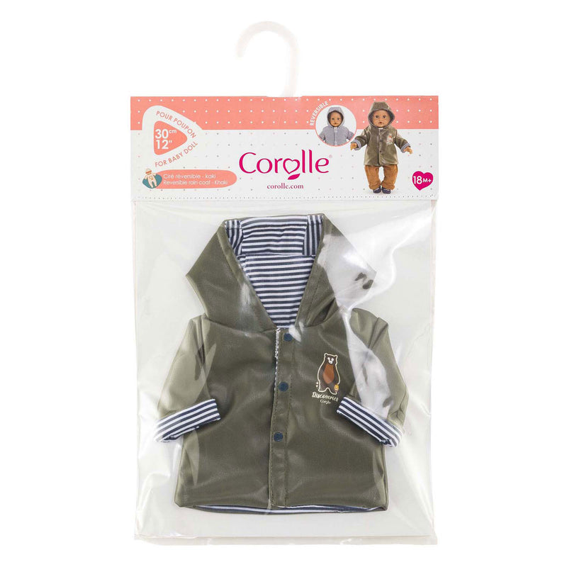 Load image into Gallery viewer, Corolle poppen regenjas omkeerbaar - 30cm
