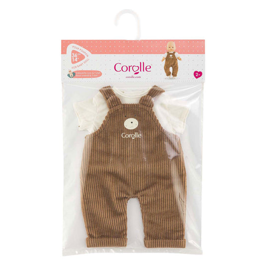 Corolle poppen overall met t-shirt kleine ontdekker - 36cm