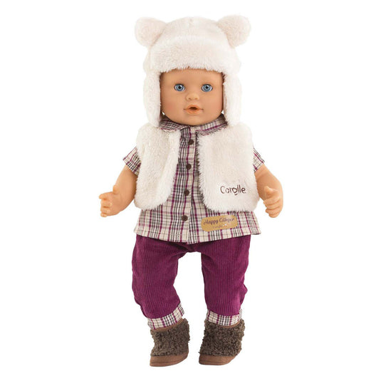 Corolle poppen winterset 36cm - omkeerbaar vestje en berenmuts.
