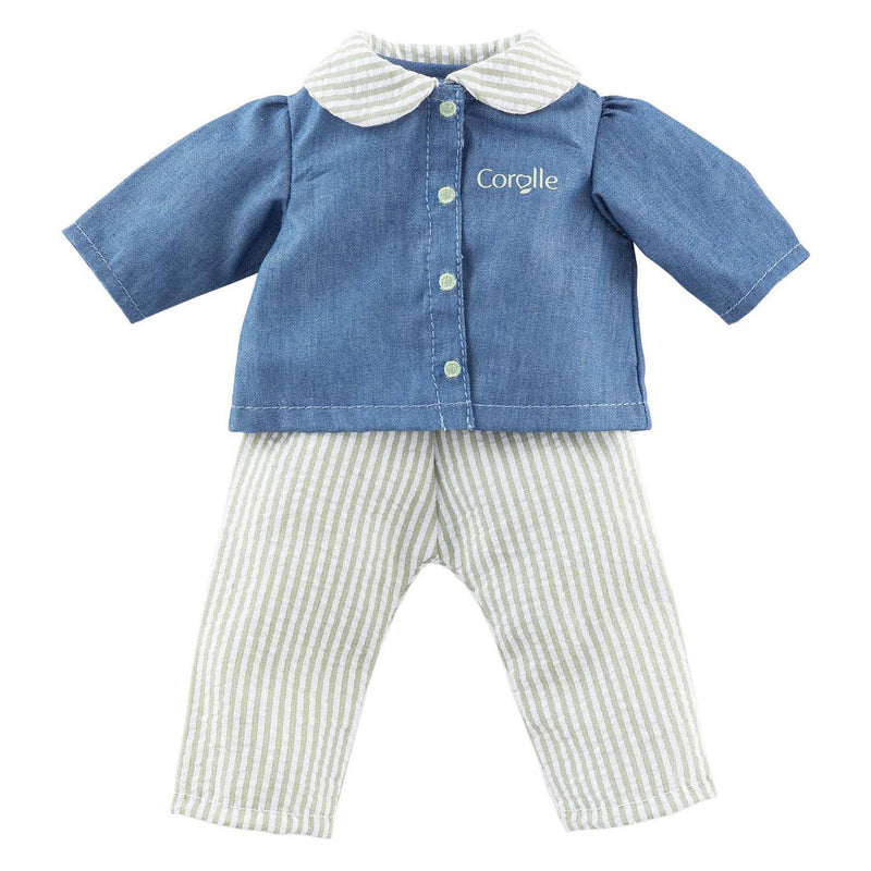 Load image into Gallery viewer, Corolle ma poppenblouse en broek - 36cm
