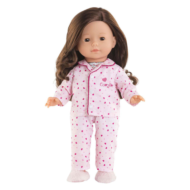 Load image into Gallery viewer, Corolle ma poppenpyjama en slofjes - hartjes - 36cm
