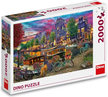 Dinotoys dino puzzel painted amsterdam - 2000 stukjes