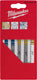 Milwaukee 4932345825 5 delig profi-set decoupeerzaagblad set - hout metaal kunststof