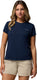 Columbia zero rules™ light ss crew dames outdoorshirt - collegiate navy