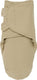 Meyco baby uni swaddle inbakerdoek gevoerd - sand - 0-3 maanden - 2.0 tog