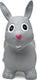 Hippy skippy konijn skippybal - 81 cm - grijs