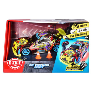 Dickie rc bestuurbare auto tornado drift rtr