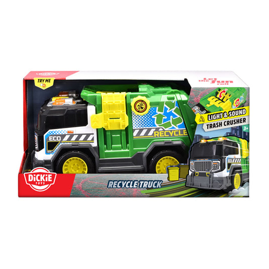 Dickie toys - vuilniskar - vrachtwagen - licht en geluid - vanaf 3 jaar