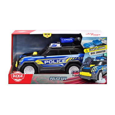 Dickie toys - politie suv - politiewagen - drone - licht en geluid - vanaf 3 jaar