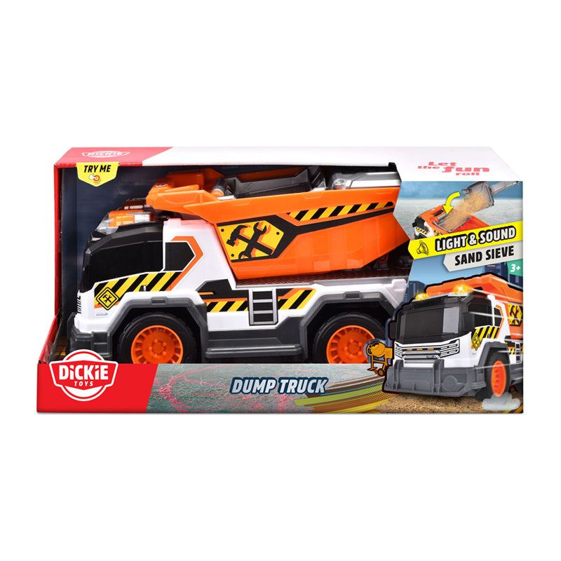 Load image into Gallery viewer, Dickie toys - kiepwagen - vrachtwagen - licht en geluid - vanaf 3 jaar
