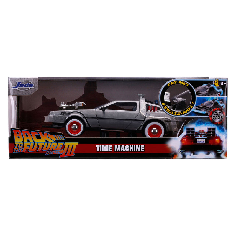 Load image into Gallery viewer, Jada toys jada die-cast time machine (back to the future 3) 1:24

