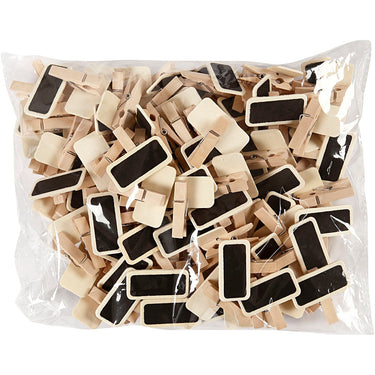 Http: www.cchobby.nl schoolbord-met-wasknijpers-afm-4x2-cm-100-stuk-1-doos