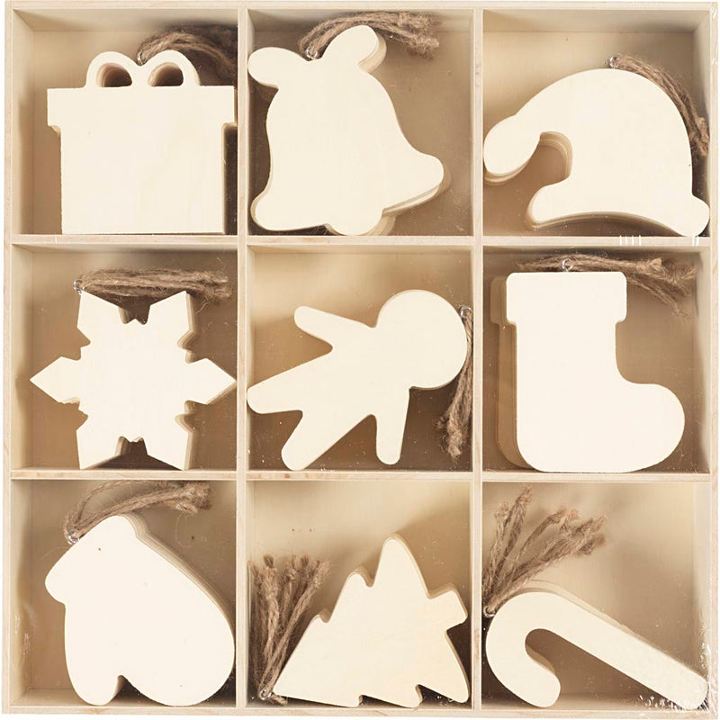 Afbeelding laden in galerijviewer, Https: www.cchobby.nl houten-decoraties-kerstfiguren-afm-7-9-cm-dikte-4-mm-90-stuk-1-doos
