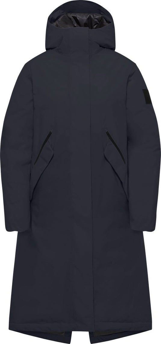 Jack wolfskin brandenburger coat w rds dames outdoorjas - dark navy