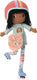 Lilliputiens - knuffelpop - liza op skates - 43 cm