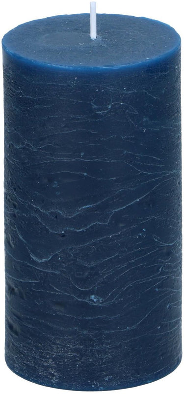 Arti casa stompkaars ø7 x 13 cm - 46 branduren - blauw