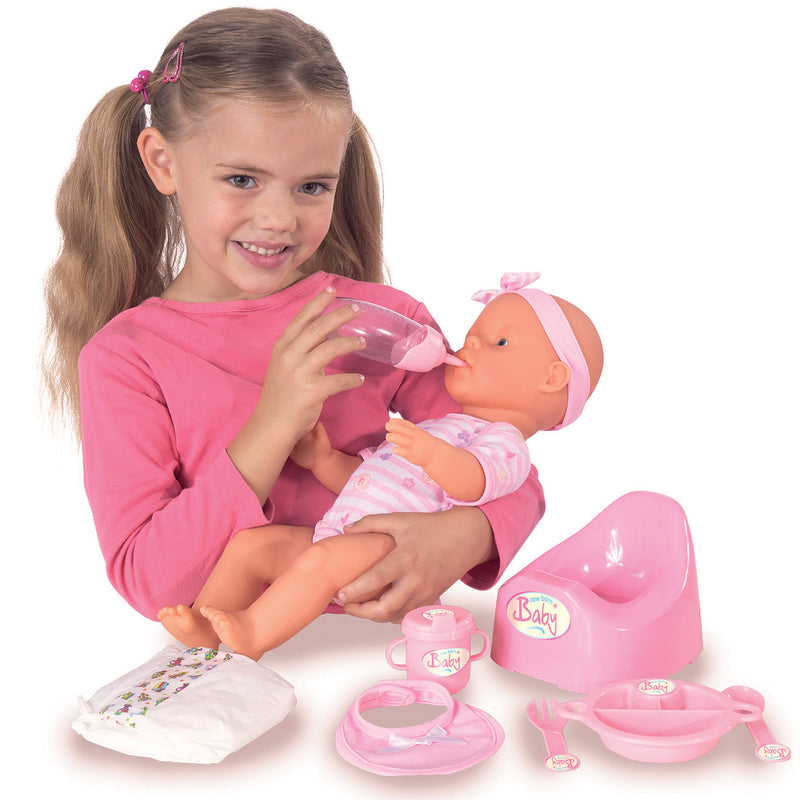 Load image into Gallery viewer, New born baby drink- en plaspop, 8dlg.
