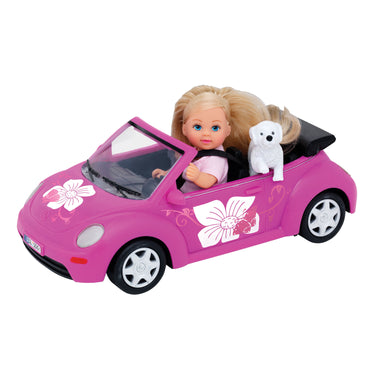 Simba - evi love - evi met beetle wagen 23cm - minipop - vanaf 3 jaar