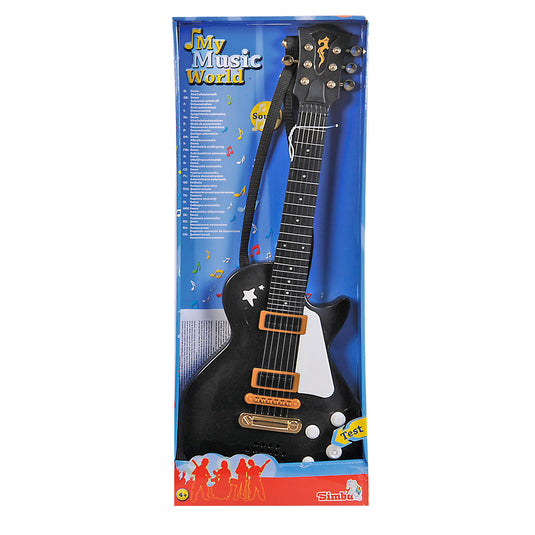 Simba rockgitaar, zwart